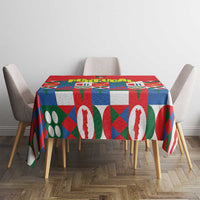 Portugal Football Tablecloth Patchwork National Flag Design - Wonder Print Shop