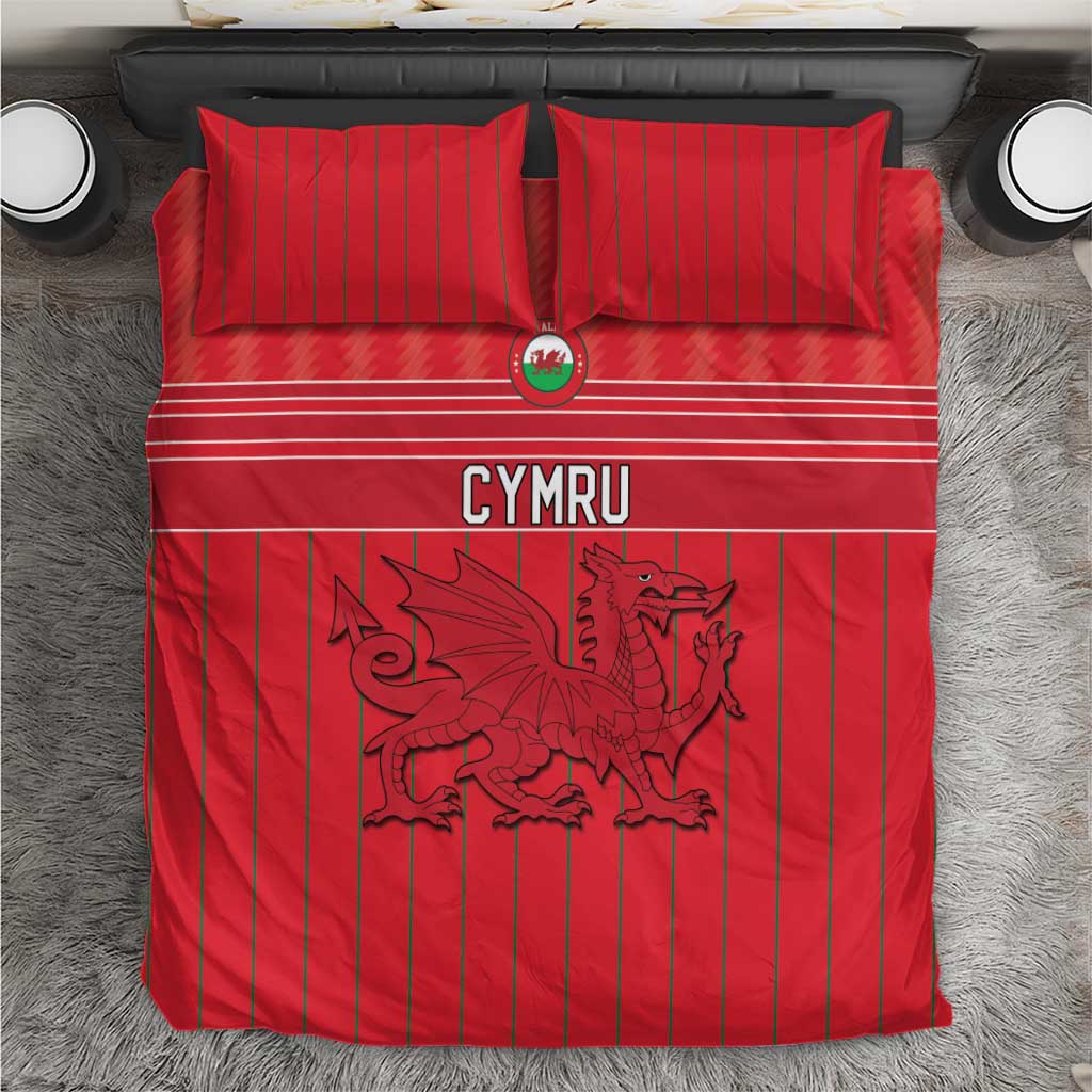 World Football 2026 Wales Bedding Set Cymru Together Stronger - Wonder Print Shop