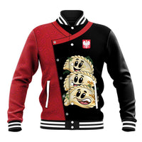 Personalized Poland Pierogi Baseball Jacket Polish National Dumplings