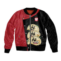 Personalized Poland Pierogi Bomber Jacket Polish National Dumplings