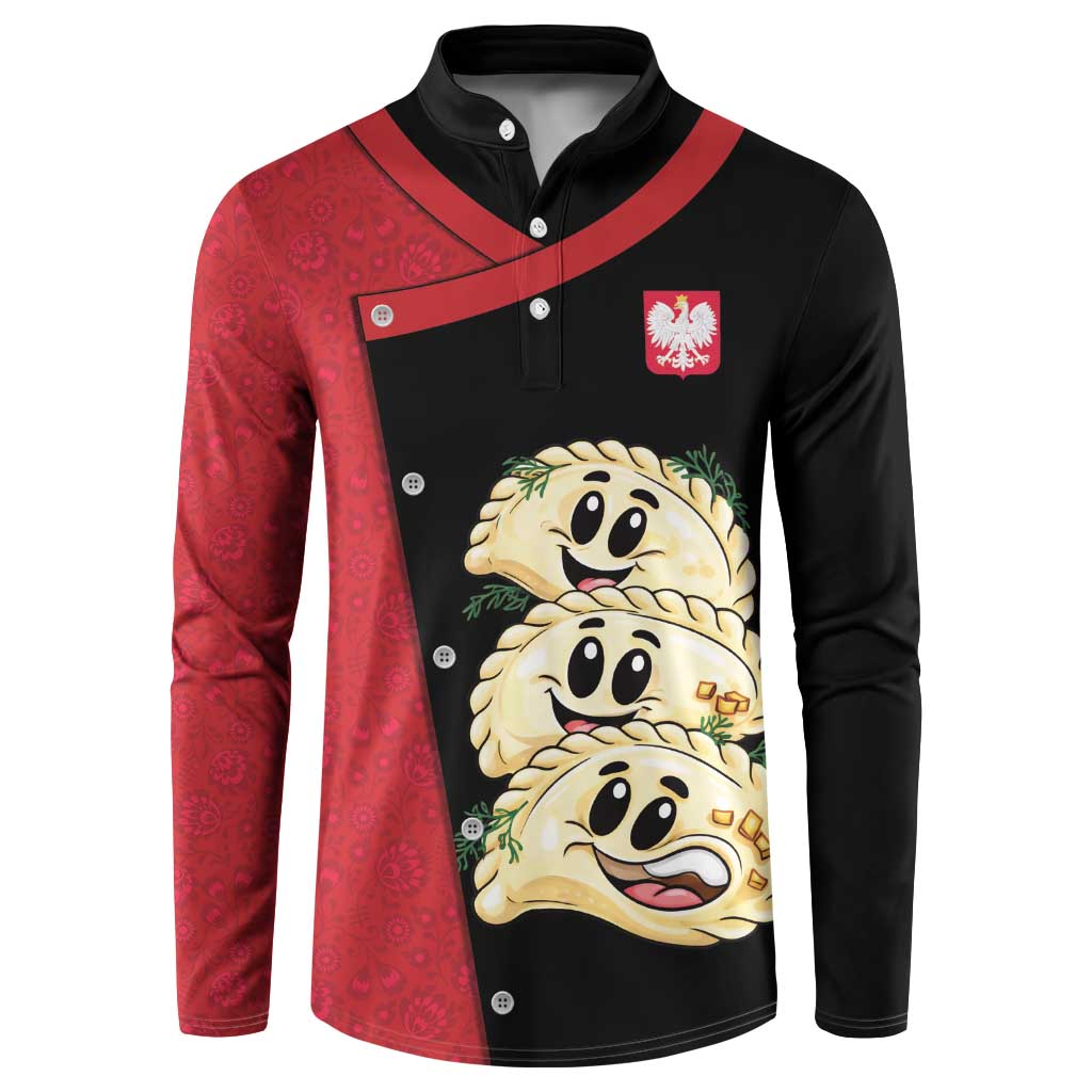 Personalized Poland Pierogi Button Sweatshirt Polish National Dumplings