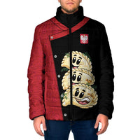 Personalized Poland Pierogi Padded Jacket Polish National Dumplings