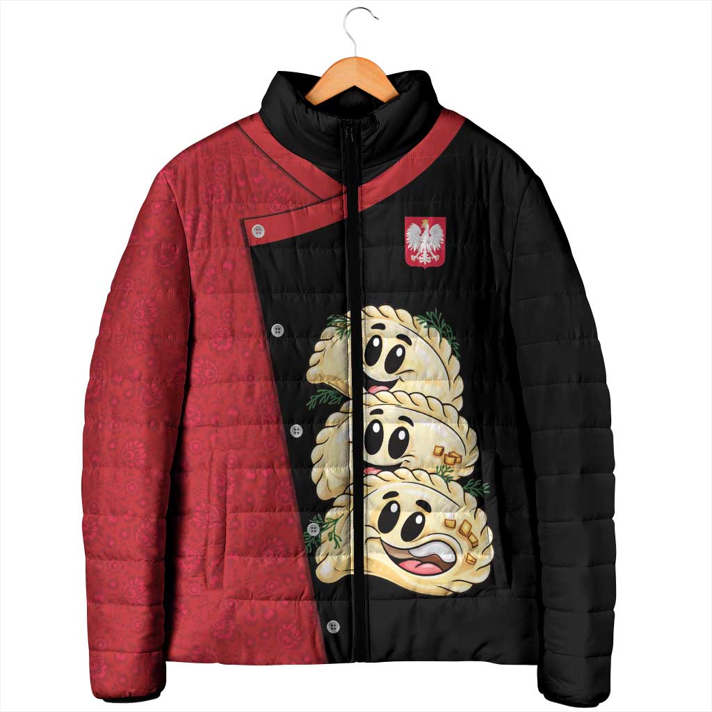 Personalized Poland Pierogi Padded Jacket Polish National Dumplings
