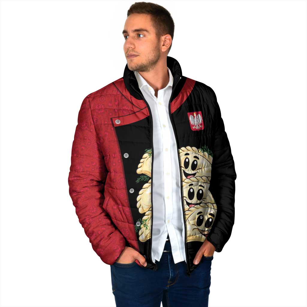 Personalized Poland Pierogi Padded Jacket Polish National Dumplings