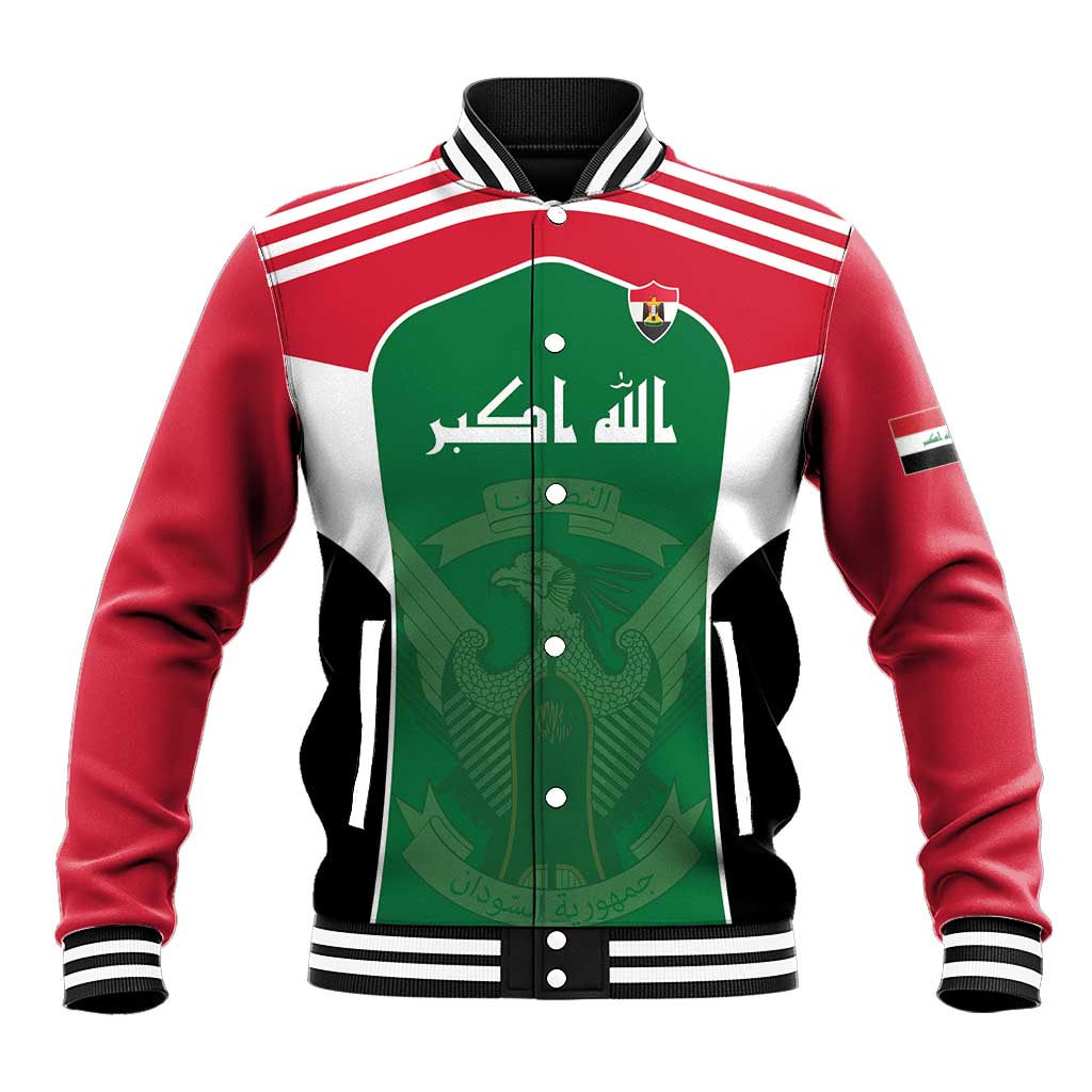 Custom World Football 2026 Iraq Baseball Jacket Eagle of Saladin Championship Spirit
