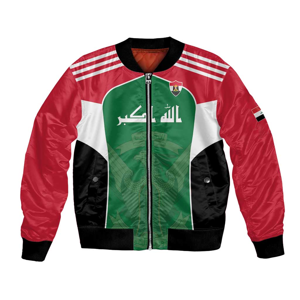 Custom World Football 2026 Iraq Bomber Jacket Eagle of Saladin Championship Spirit
