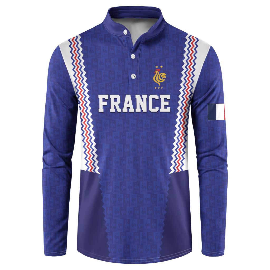 Custom World Football 2026 France Button Sweatshirt Allez Les Bleus Go Champions