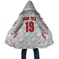 Custom World Football 2026 England Cloak Three Lions Monogram White Glory