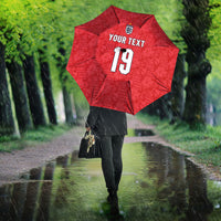 Custom World Football 2026 England Umbrella Three Lions Monogram Red Glory