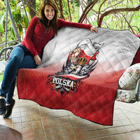 Poland Independence Day Quilt Polska White Eagle and Flag Style - Wonder Print Shop