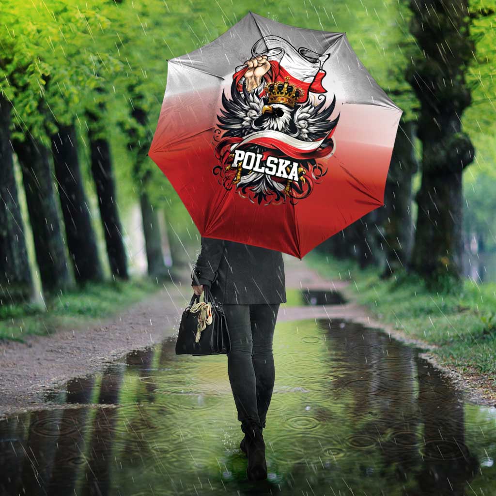 Poland Independence Day Umbrella Polska White Eagle and Flag Style - Wonder Print Shop