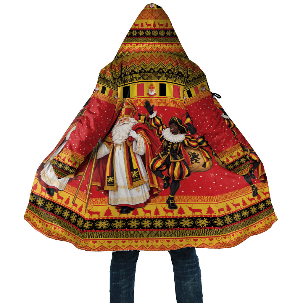 Belgium Christmas Cloak Saint Nicholas and Pere Fouettard