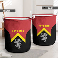 Anglesey Wales Laundry Basket Ynys Mon Welsh Lion Flag Design - Wonder Print Shop