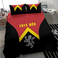Anglesey Wales Bedding Set Ynys Mon Welsh Lion Flag Design - Wonder Print Shop