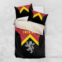 Anglesey Wales Bedding Set Ynys Mon Welsh Lion Flag Design - Wonder Print Shop
