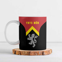 Personalised Anglesey Wales Ceramic Mug Ynys Mon Welsh Lion Flag Design - Wonder Print Shop
