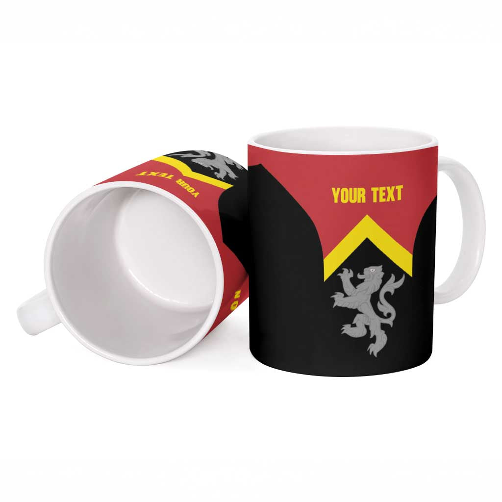 Personalised Anglesey Wales Ceramic Mug Ynys Mon Welsh Lion Flag Design - Wonder Print Shop