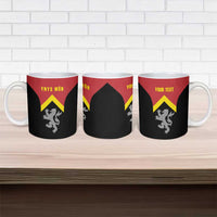 Personalised Anglesey Wales Ceramic Mug Ynys Mon Welsh Lion Flag Design - Wonder Print Shop