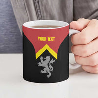 Personalised Anglesey Wales Ceramic Mug Ynys Mon Welsh Lion Flag Design - Wonder Print Shop