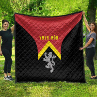 Anglesey Wales Quilt Ynys Mon Welsh Lion Flag Design - Wonder Print Shop