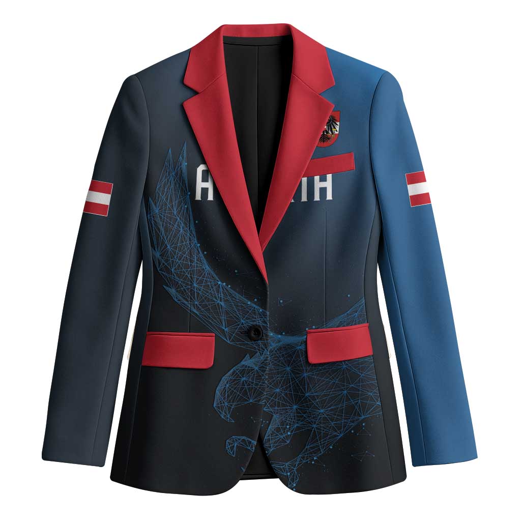 Custom World Football 2026 Austria Blazer Das Team Go Champions Blue Version
