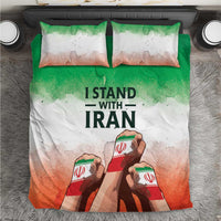 I Stand With Iran Bedding Set Freedom for the Iranian People
