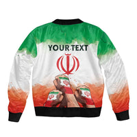 I Stand With Iran Personalized Bomber Jacket Freedom for the Iranian People