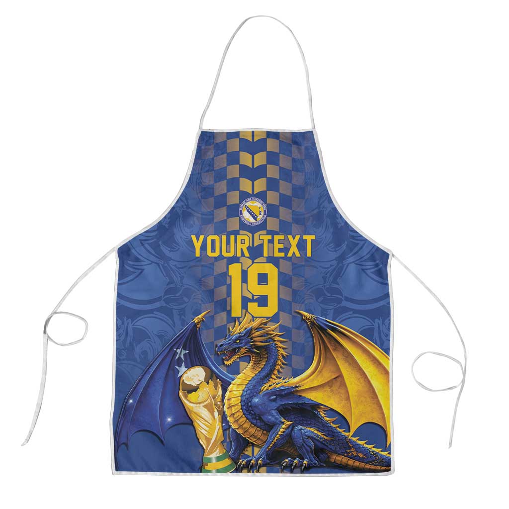 Custom World Football Bosnia and Herzegovina Apron Go Zmajevi Dragons Road To 2026