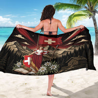 Switzerland National Day Sarong Helvetia Alps Heritage Pride