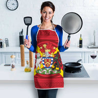 Personalized Anglesey Ynys Mon Apron Map and Emblem Celtic Style - Wonder Print Shop