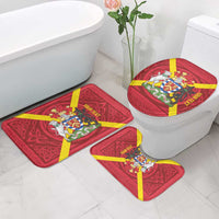 Personalized Anglesey Ynys Mon Bathroom Set Map and Emblem Celtic Style - Wonder Print Shop