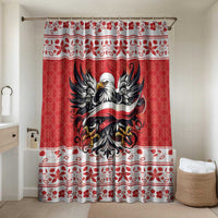 Poland Christmas Bathroom Set Polish Eagle with Flag Style - Wonder Print Shop