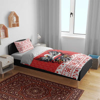 Poland Christmas Bedding Set Polish Eagle with Flag Style - Wonder Print Shop