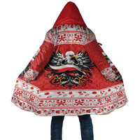 Poland Christmas Cloak Polish Eagle with Flag Style - Wonder Print Shop