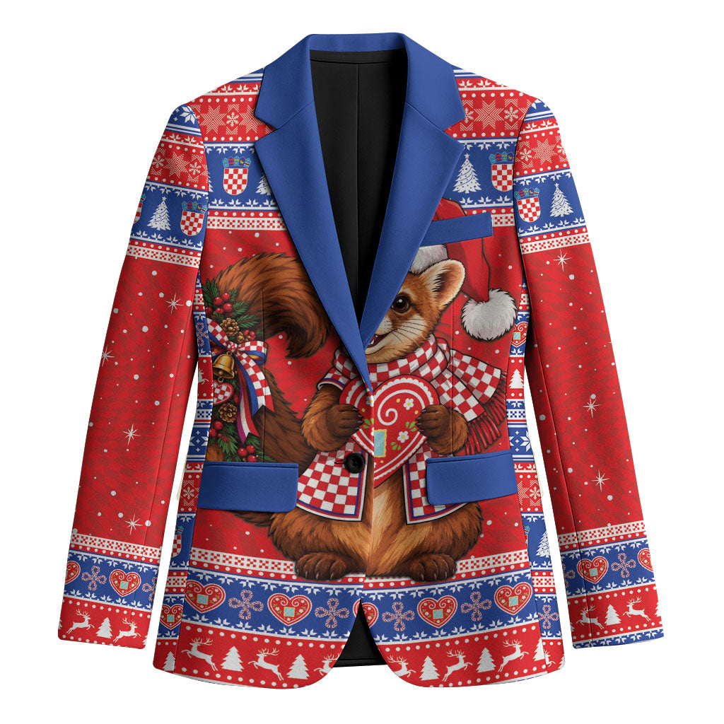 Croatia Christmas Blazer Hrvatska Kuna Licitar Heart