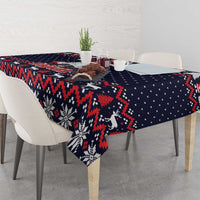 Funny Santa Six Seven Bruh Christmas Tablecloth Meme Gen Alpha Slang - Wonder Print Shop