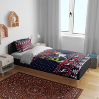 Grinch Hand Six Seven Xmas Bedding Set Meme Gen Alpha Slang - Wonder Print Shop