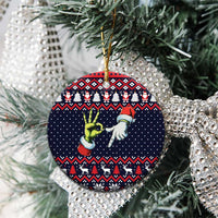 Grinch Hand Six Seven Xmas Ceramic Ornament Meme Gen Alpha Slang - Wonder Print Shop