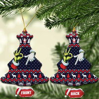 Grinch Hand Six Seven Xmas Ceramic Ornament Meme Gen Alpha Slang - Wonder Print Shop