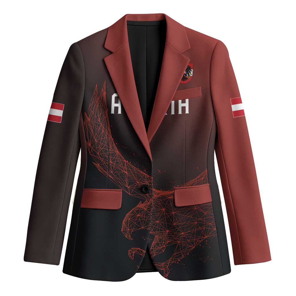 Custom World Football 2026 Austria Blazer Das Team Go Champions Red Version