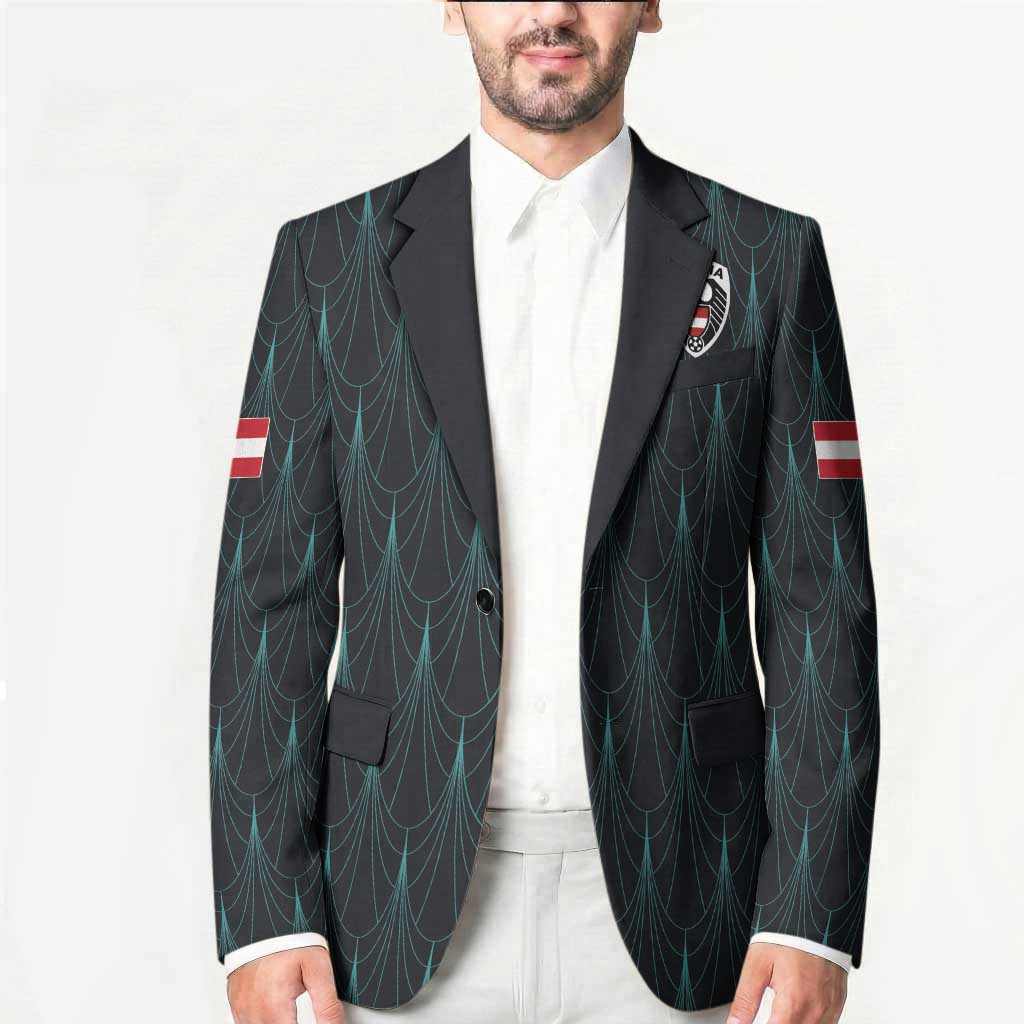 Custom World Football 2026 Austria Blazer Das Team Eagle Wing Style