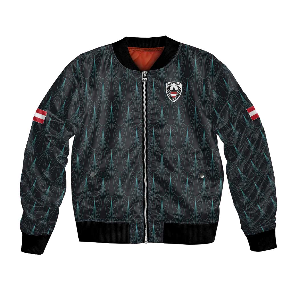 Custom World Football 2026 Austria Bomber Jacket Das Team Eagle Wing Style