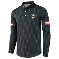 Custom World Football 2026 Austria Button Sweatshirt Das Team Eagle Wing Style