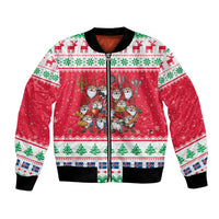 Iceland Christmas Bomber Jacket Icelandic Yule Lads LT19