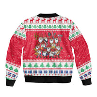 Iceland Christmas Bomber Jacket Icelandic Yule Lads LT19