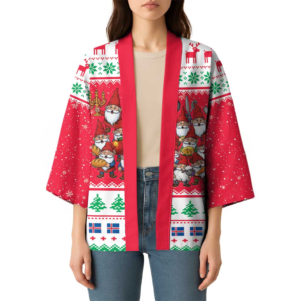 Iceland Christmas Kimono Icelandic Yule Lads LT19