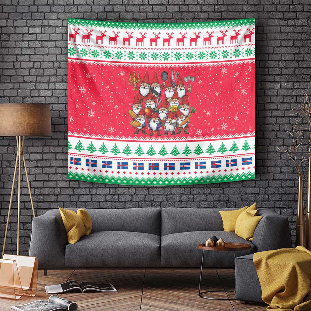 Iceland Christmas Tapestry Icelandic Yule Lads - Wonder Print Shop
