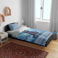 Iceland Christmas Bedding Set Icelandic Yule Cat - Wonder Print Shop