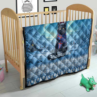 Iceland Christmas Quilt Icelandic Yule Cat - Wonder Print Shop