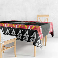 Personalized Anglesey Wales Christmas Tablecloth Mari Lwyd Celtic Knot Style - Wonder Print Shop